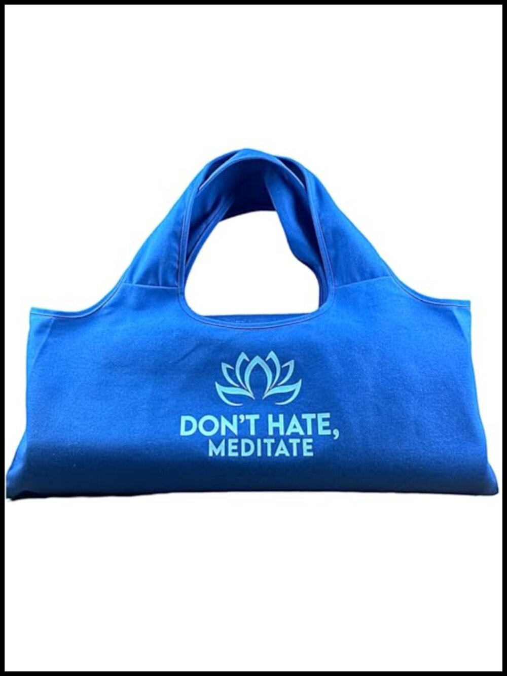 Yoga Mat Bag Carrier Tote Recycled Cotton Canvas Shoulder Strap Inner Pocket